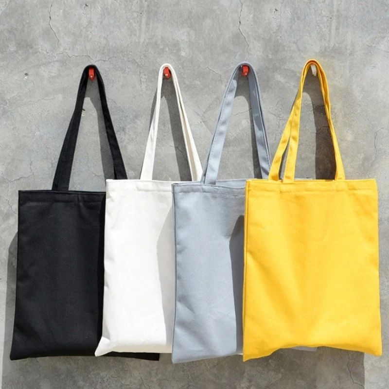 Promo Tote Bag Simpel Tote Bag Polos Premium Tote Bag Resleting 30 x 40 cm