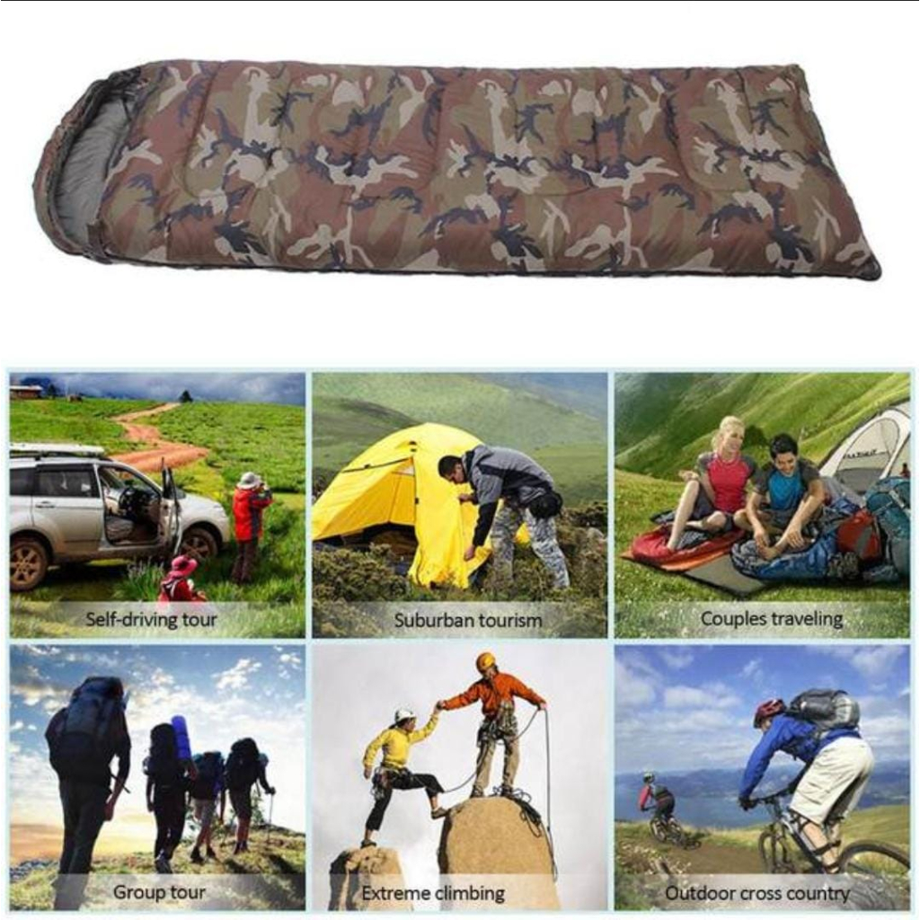 Sleeping Bag 3 Layer Polar Dacron Dan Matras Camping
