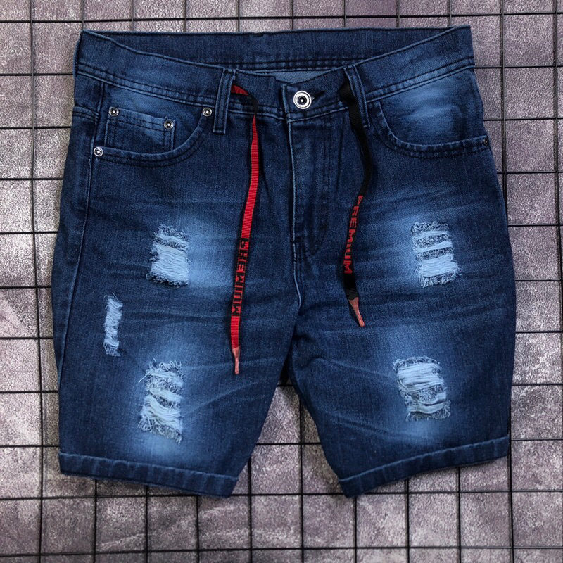 Celana Jeans Pendek Pria Sobek - Jeans Pendek Pria Sobek - Celana Jeans Pria Sobek - Celana Pendek J