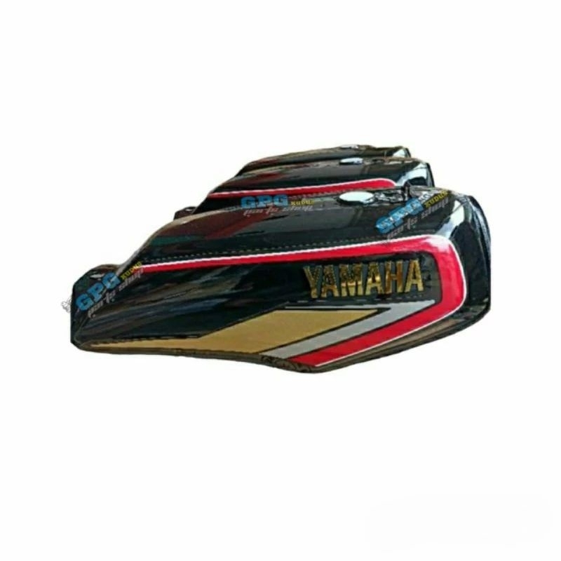 TANGKI YAMAHA RX KING COBRA HITAM SET STIKER /TENGKI RX KING COBRA SET