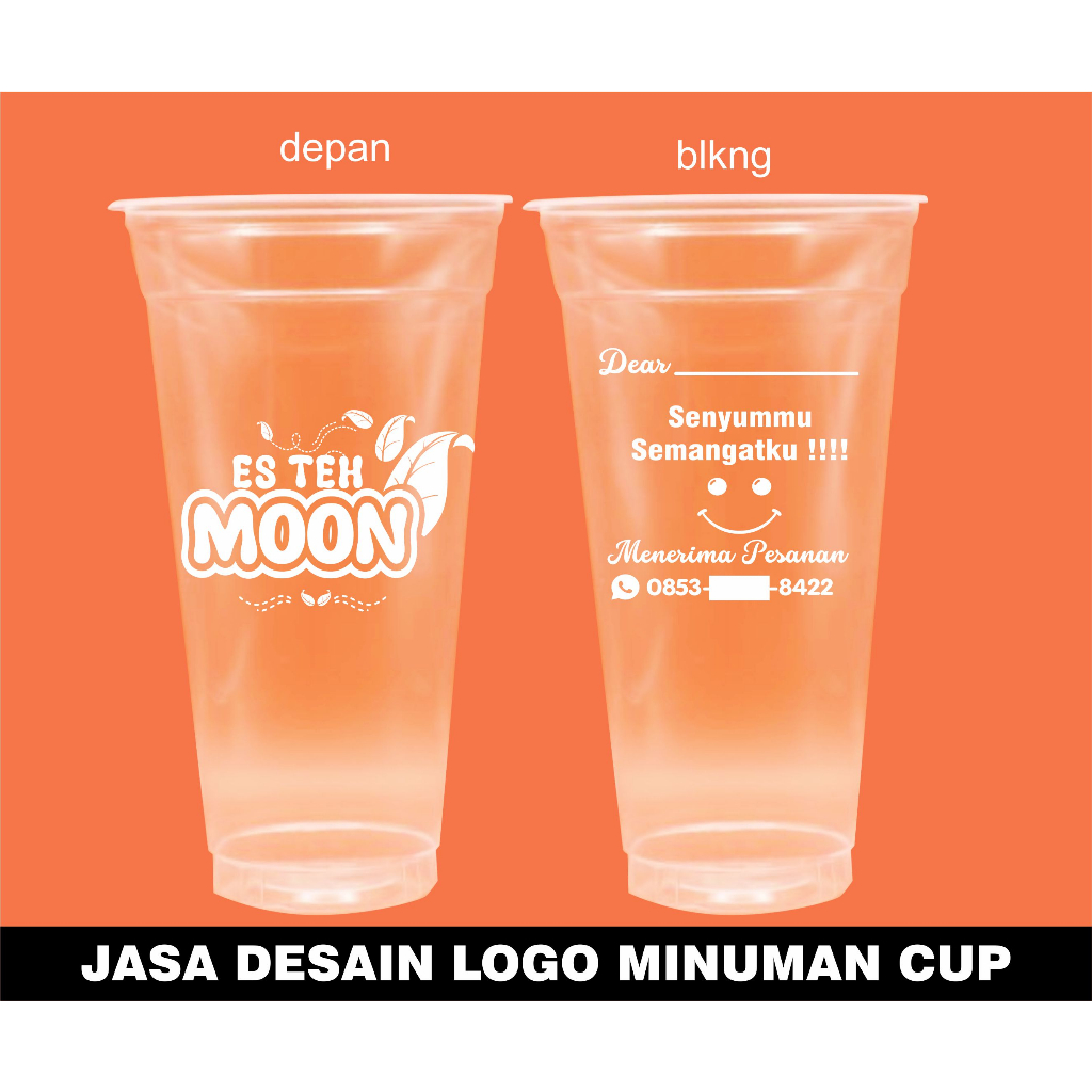 JASA DESAIN LOGO MINUMAN CUP
