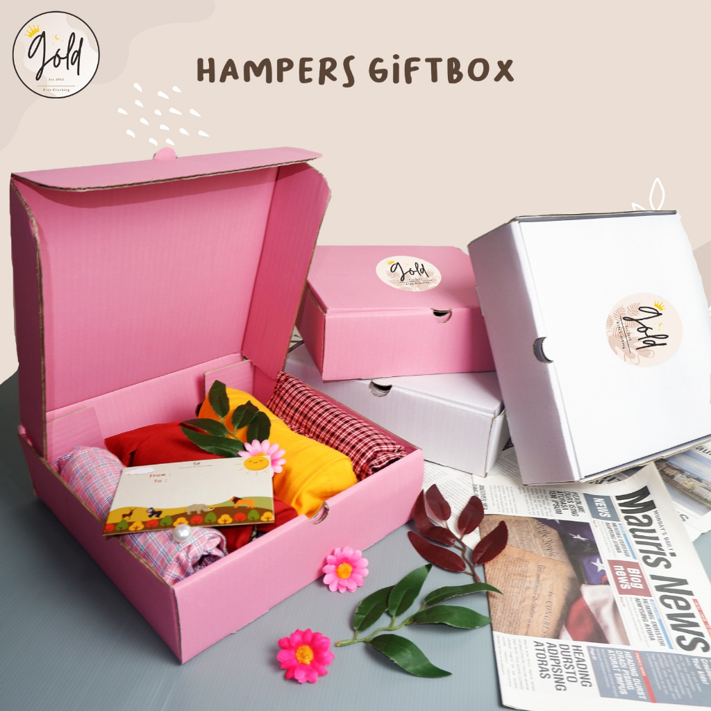 

GOLDKIDS BUNDLING HAMPERS GIFT BOX KARTU UCAPAN - Gold Kids Hampers Gift Box Kado Ulang Tahun Lahiran Souvenir