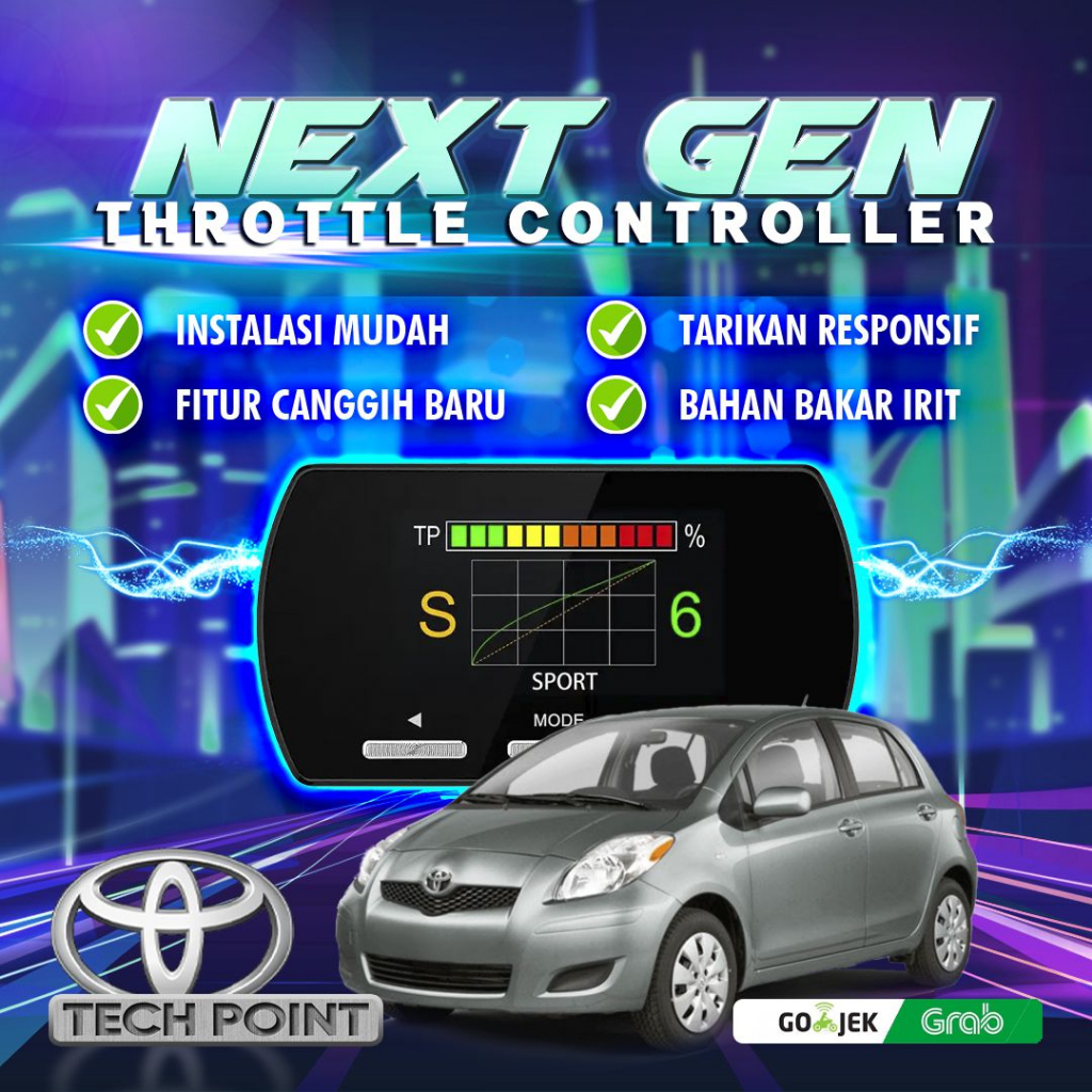 9 Drive Toyota Yaris Gen 1 Bakpao Piggyback Throttle Controller Next Gen ECU Remap