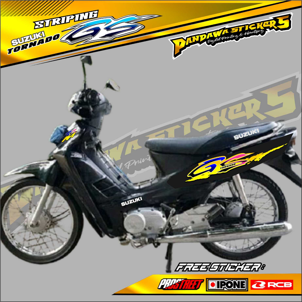STRIPING VARIASI SUZUKI TORNADO GS / STIKER MOTOR SUZUKI TORNADO GS