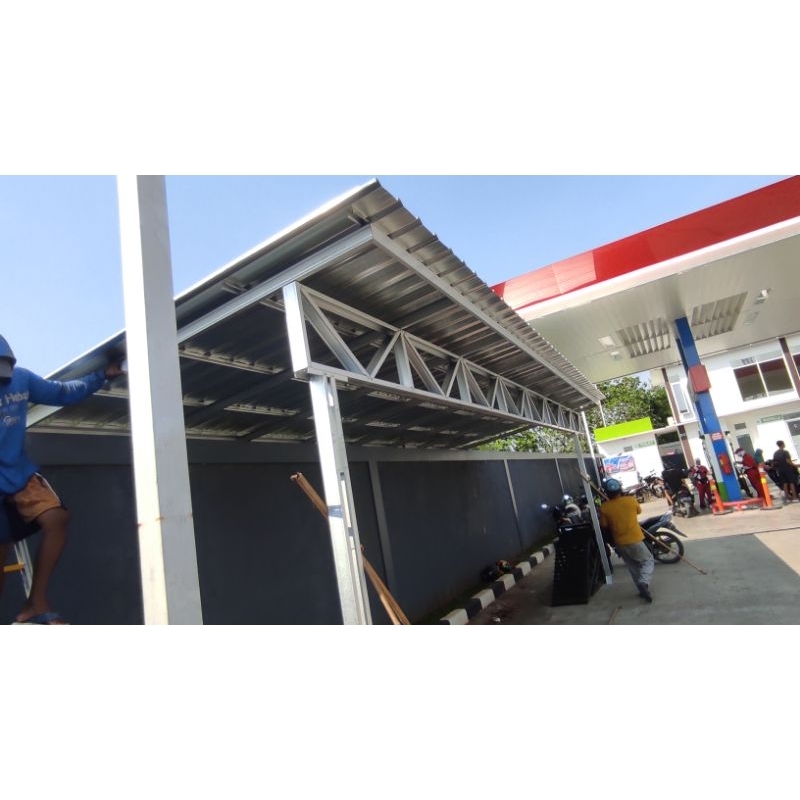 Kanopi Galvalum Baja Ringan