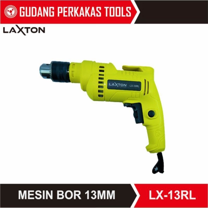 LAXTON Mesin Bor Listrik beton impact Tangan 13mm BOLAK BALIK LX13RL MURAH LARIS