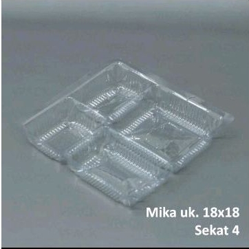 Mika Sekat Box Nasi Plastik Alas Box Nasi 1500 pcs