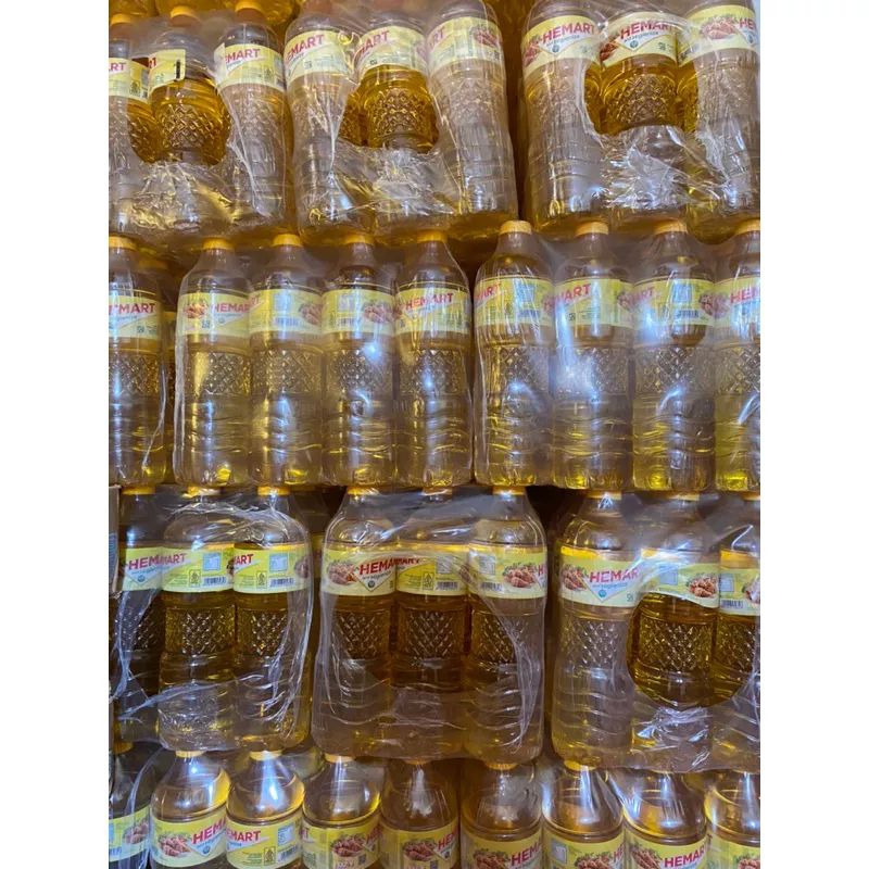 

Minyak Goreng Hemart 1 Liter/ Minyak goreng Hemart botol 1 Liter