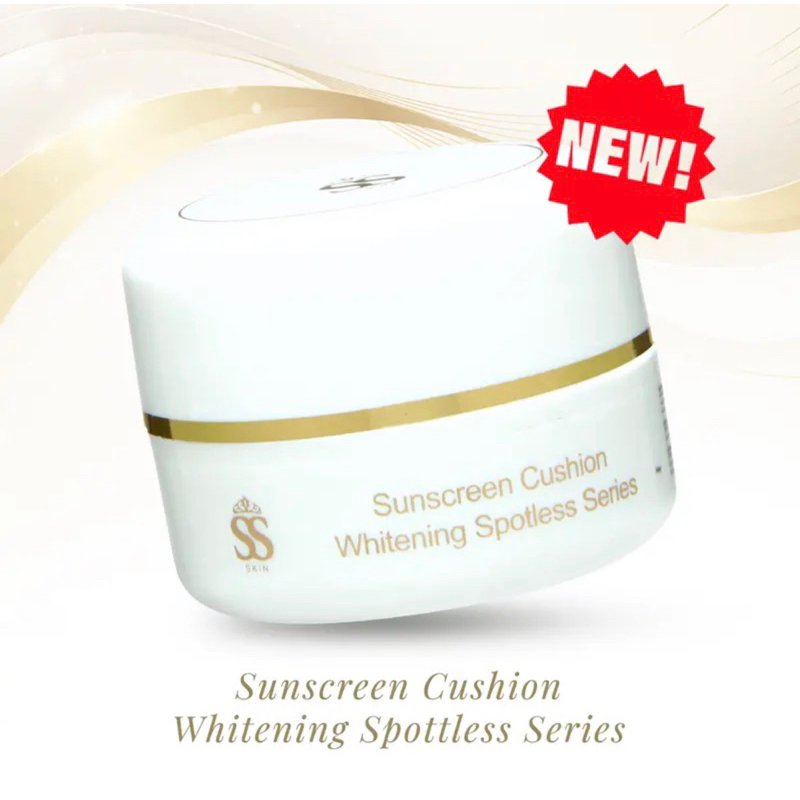 Sunscreen Cushion Whitening Spotless SS SKIN Shella Saukia Skin
