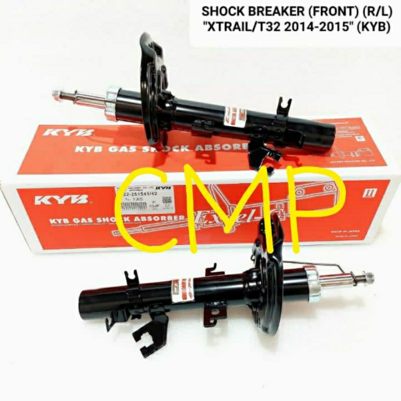 SHOCK BREAKER FRONT SHOCK BREKER DEPAN NISSAN XTRAIL X TRAIL X-TRAIL T32 2014-2015 KYB 1 SET