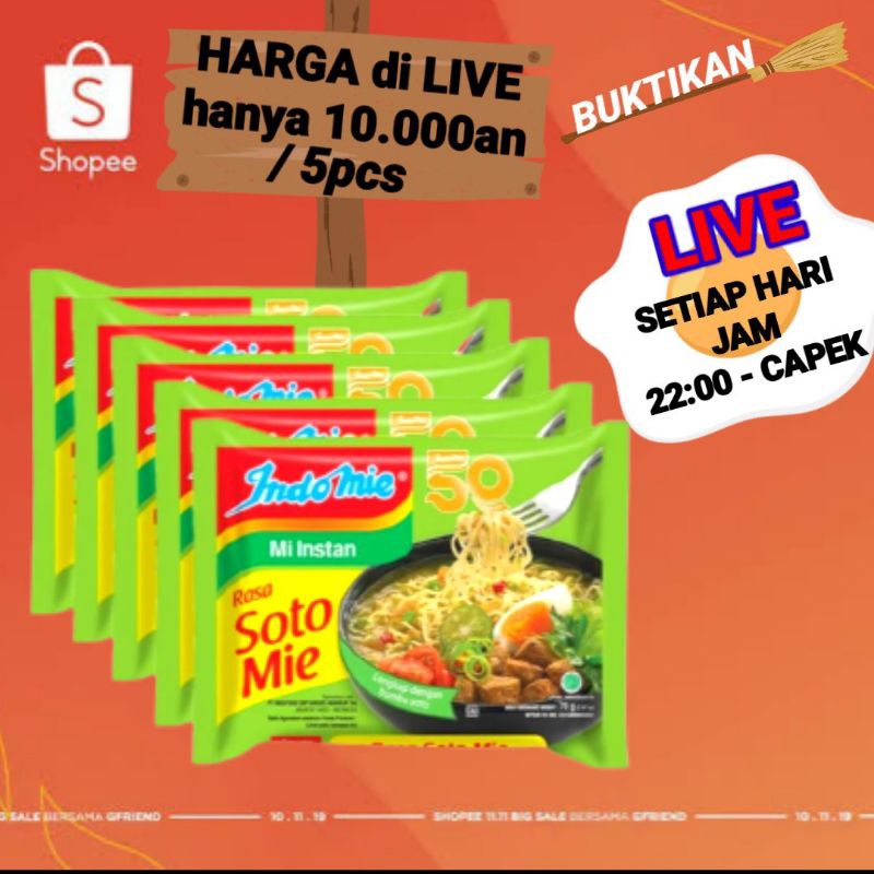 

HEMAT INDOMIE SOTO isi 6pcs