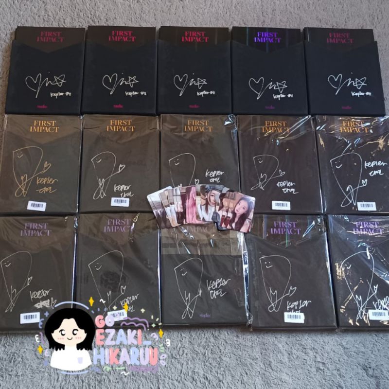 [READY] KEP1ER SIGNED RANDOM MEMBER ALBUM FIRST IMPACT