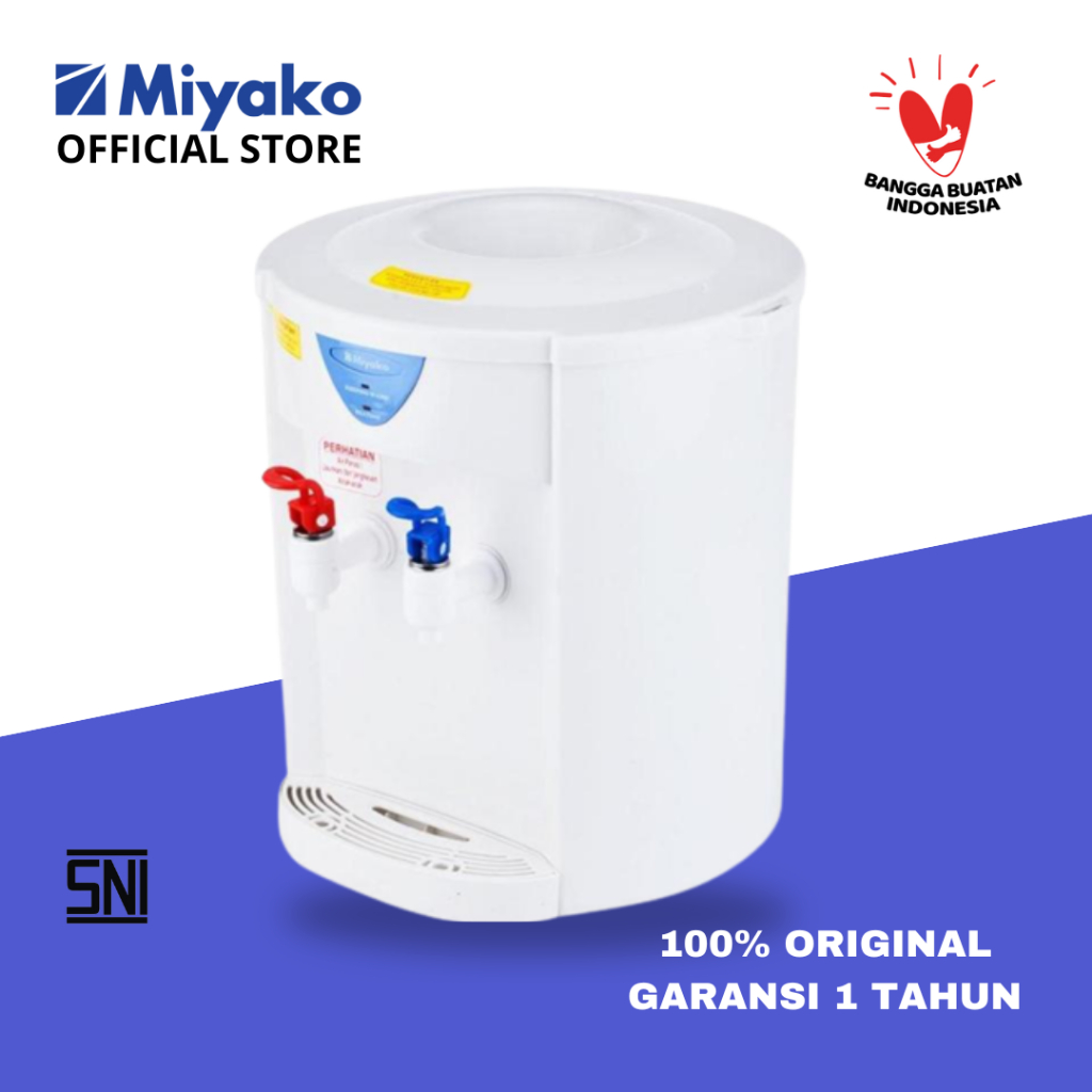 Dispenser Miyako WD186H Dispenser meja galon atas - HOT & NORMAL
