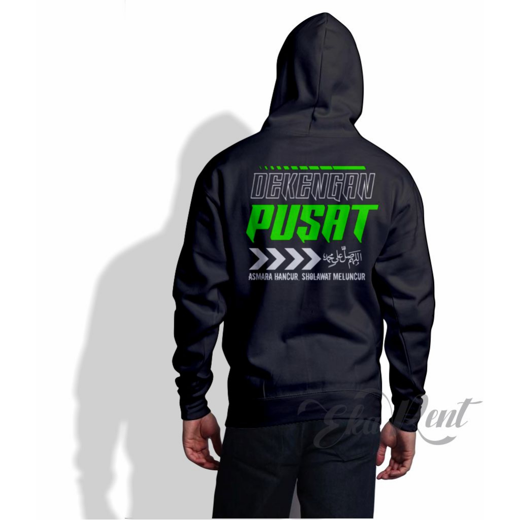 Jaket Hoodie Jumbo Dekengan Pusat Viral