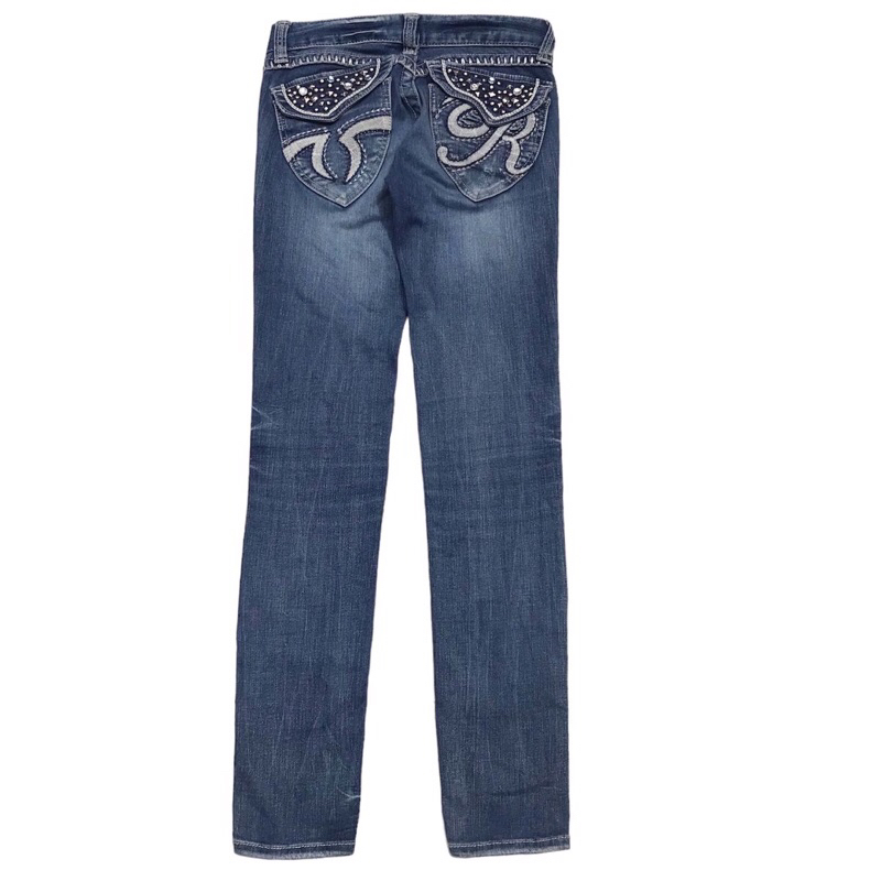 JAPANESE BRAND RED PEPPER SLIM DISTRESSED JEANS