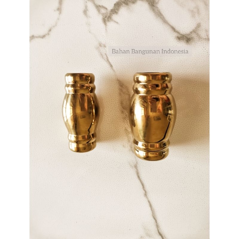 ORNAMEN AKSESORIES PAGAR STAINLESS Cincin Cebolo Emas 1"