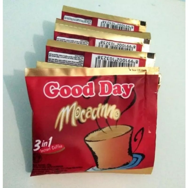 

Kopi Good Day Mocacinno 1 Renteng Harga Grosir