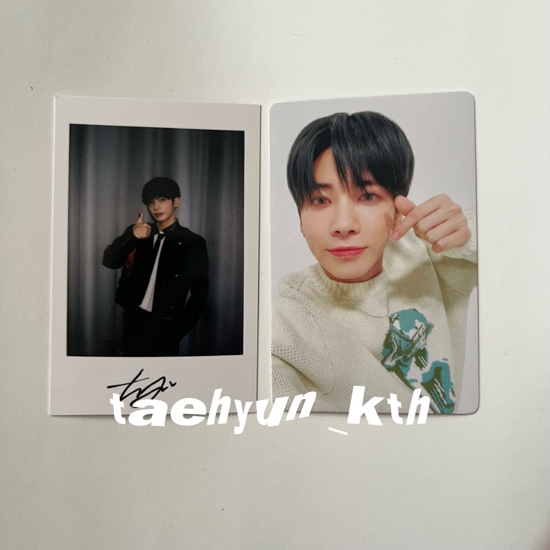 TXT YIZHIYU ROUND 1 TAEHYUN POB PHOTOCARD + POLAROID SET MINISODE 2 : THURSDAY’S CHILD