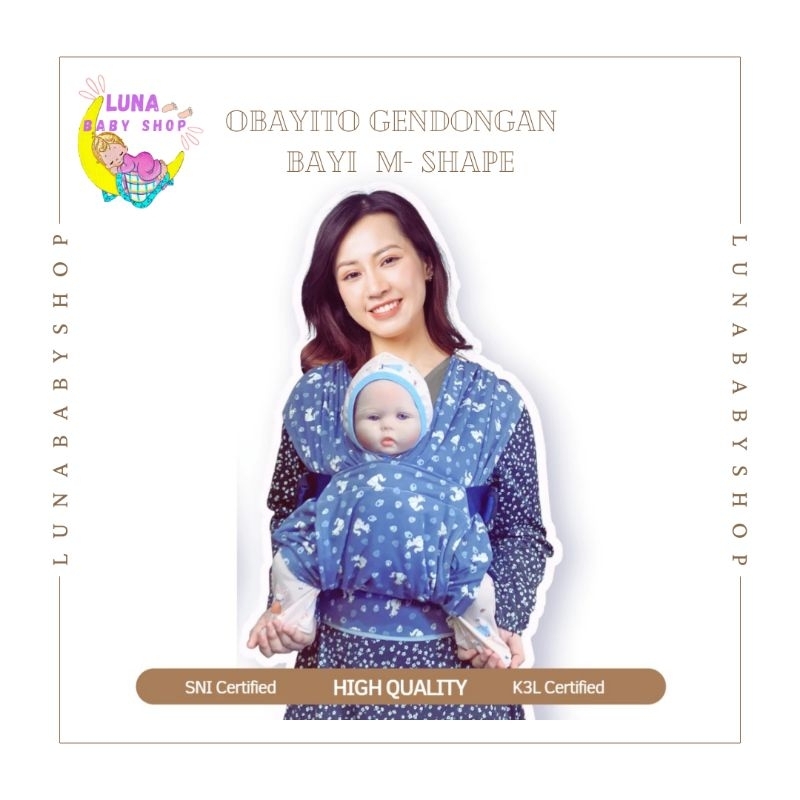 Obayito Gendongan Bayi M-Shape