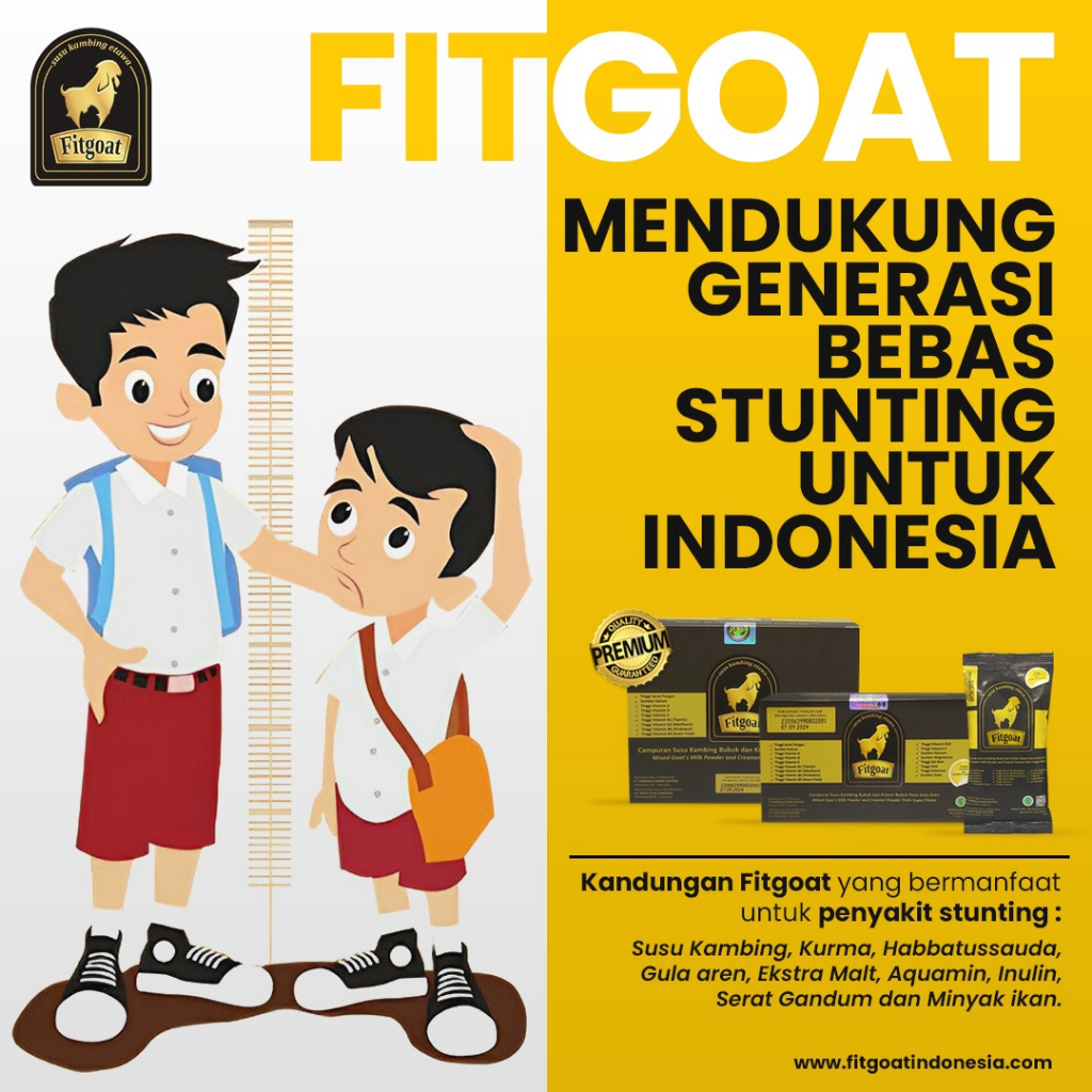 

Fitgoat Susu Kambing Etawa Produk Viral!! Berbahan herbal dan alami bantu cegah stunting pada anak