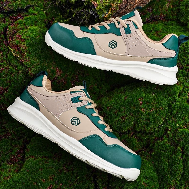 LARNMERN Safety Shoes Model Terbaru Pria Wanita Super Ringan Ujung Besi Anti Slip Anti Tusukan