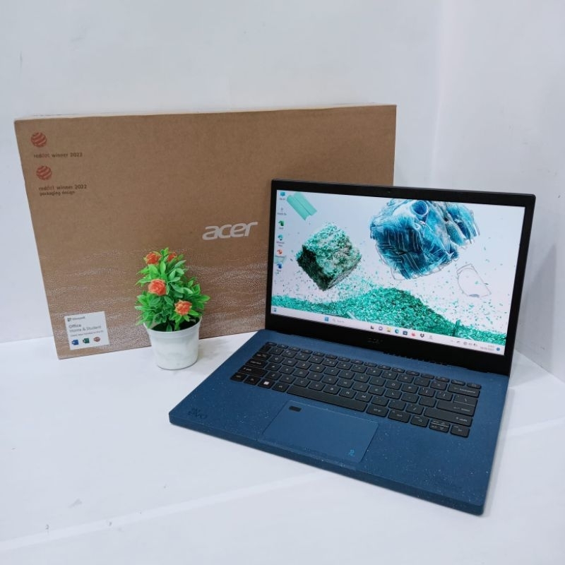 laptop Acer Vero Intel Core i5-1235U 8/512GB SSD Nvme layar FHD IPS Intel Evo keyboard Backlight Ful