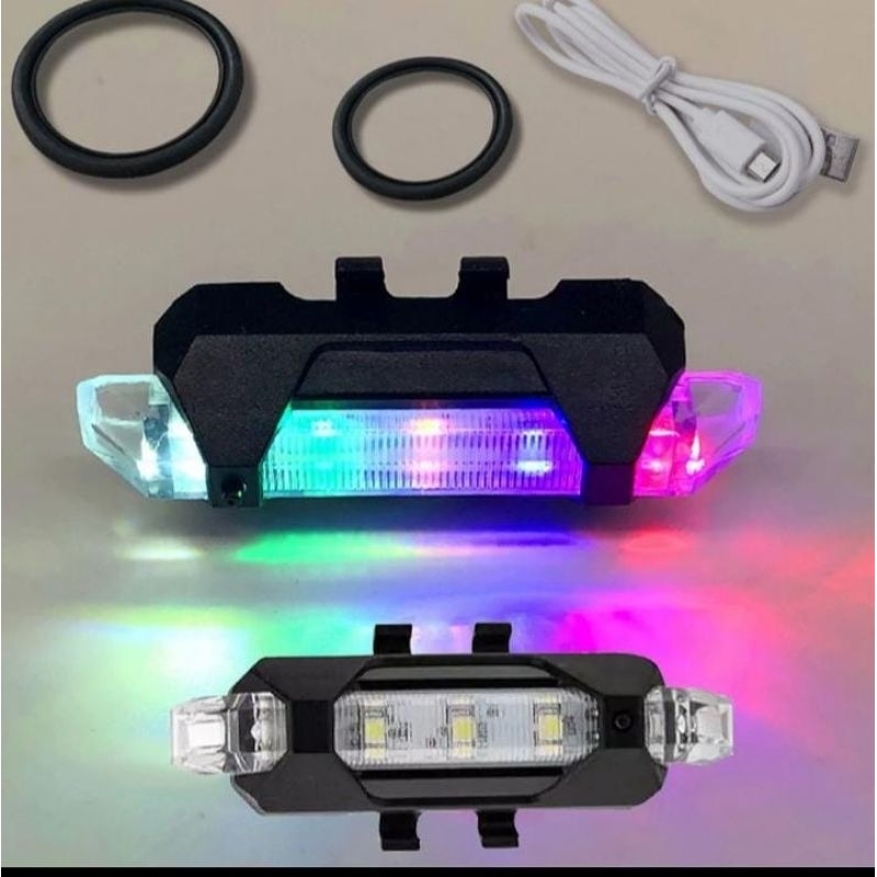 lampu layang-layang cas / lampu layangan / lampu belakang sepeda / lampu motor