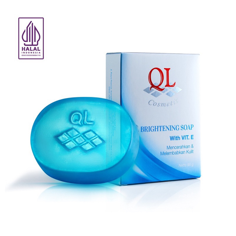 QL Brightening Soap 90 gr | Sabun Pemutih Wajah QL