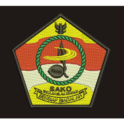 Badge SAKO Sekolah Islam Terpadu (bordir)