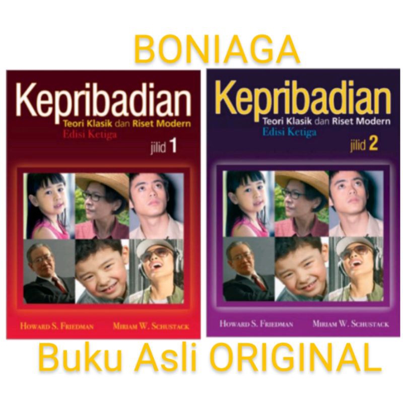 KEPRIBADIAN teori klasik dan riset modern edisi ke-3 jilid 1 & 2 - Howard S Friedman