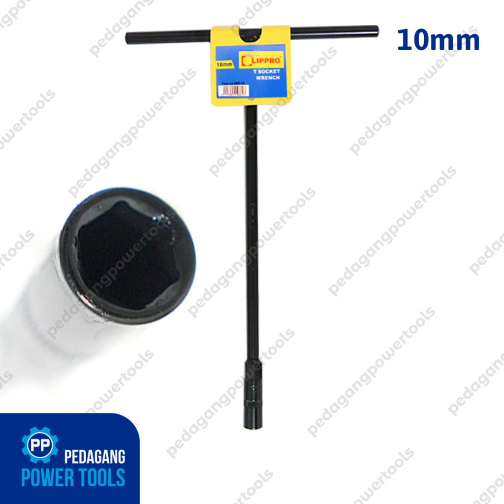 LIPPRO KUNCI T SOCKET 10 MM / KUNCI SOK T / KUNCI T SOCK 886-10
