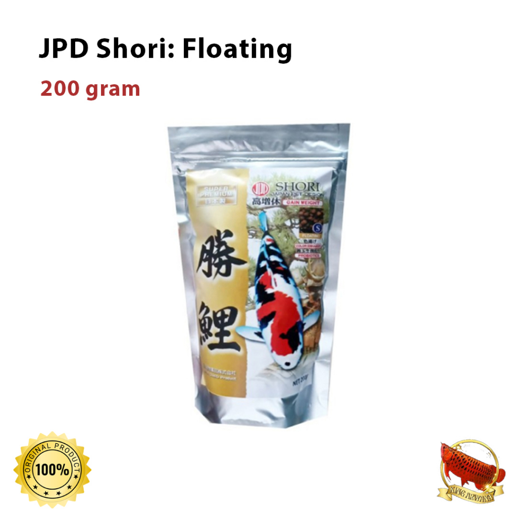 Pelet Ikan JPD Shori Floating 200 gram Ikan Koki