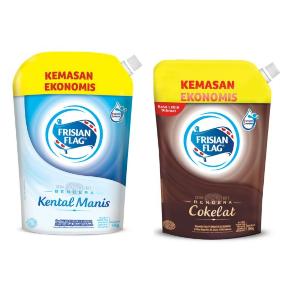 

FRISIAN FLAG Kental Manis Cokelat / Putih 545 g