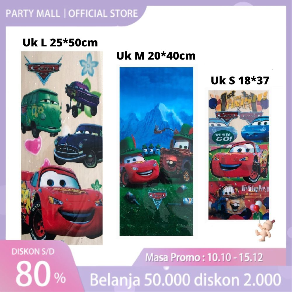 

Plastik Snack Ulang Tahun / Souvenir Ultah / Plastik Bingkisan Kado Kartun / Bungkus Snack