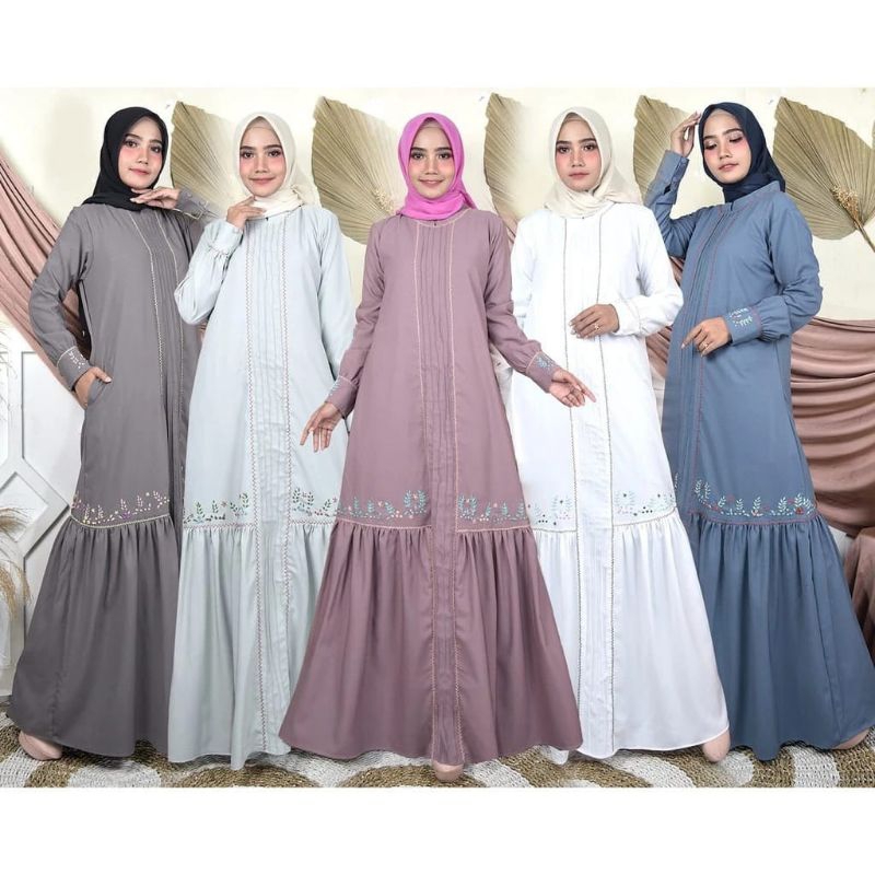 Gamis Sulam Tangan Tory Brush Lia & Liza Collection