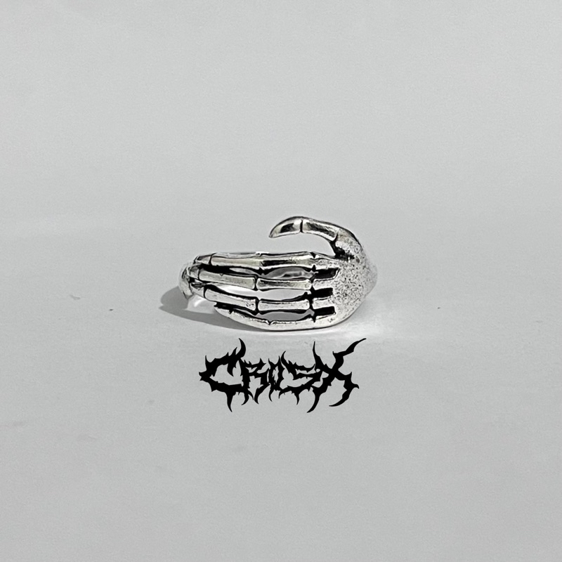 MEISA HAND RING / CINCIN TENGKORAK TANGAN SKULL HAND RING SKULL / COUPLE RING CINCIN COUPLE KOREAN S