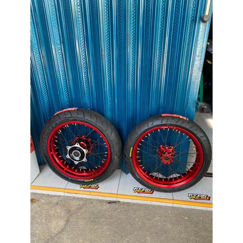 VELG CRF SUPERMOTO WARNA MERAH