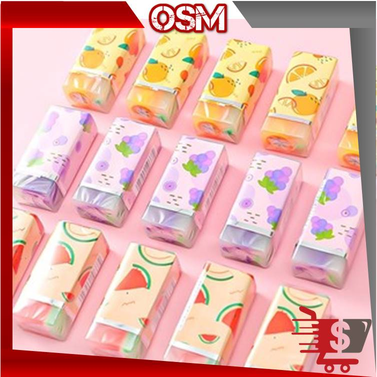 

OSM - S5672 Penghapus Fruit Lucu / Penghapus Pensil Motif Buah Fruits Eraser / Fruits Eraser / Penghapus Motif Buah Murah