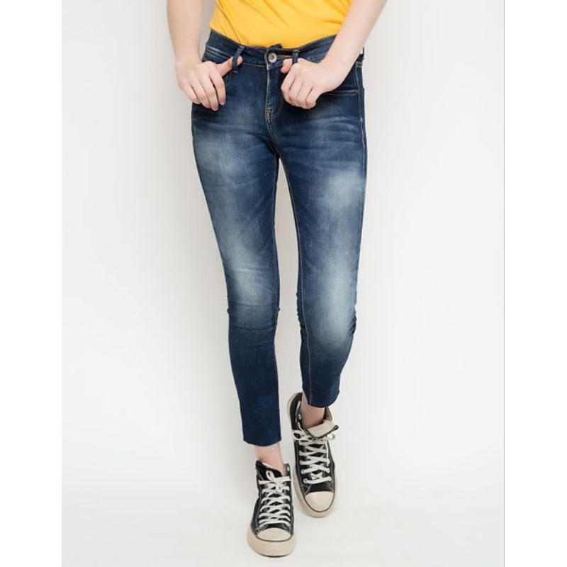 LOGO Jeans Denim Navy Wanita Women Skinny original