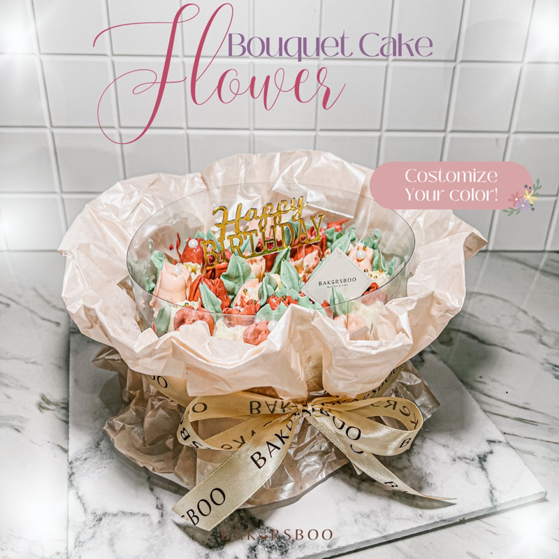 

Flower Bouquet Cake