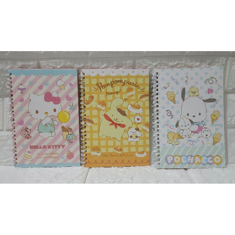 

Notebook Ring Sanrio, Girl Glitter, Astro biru with pen