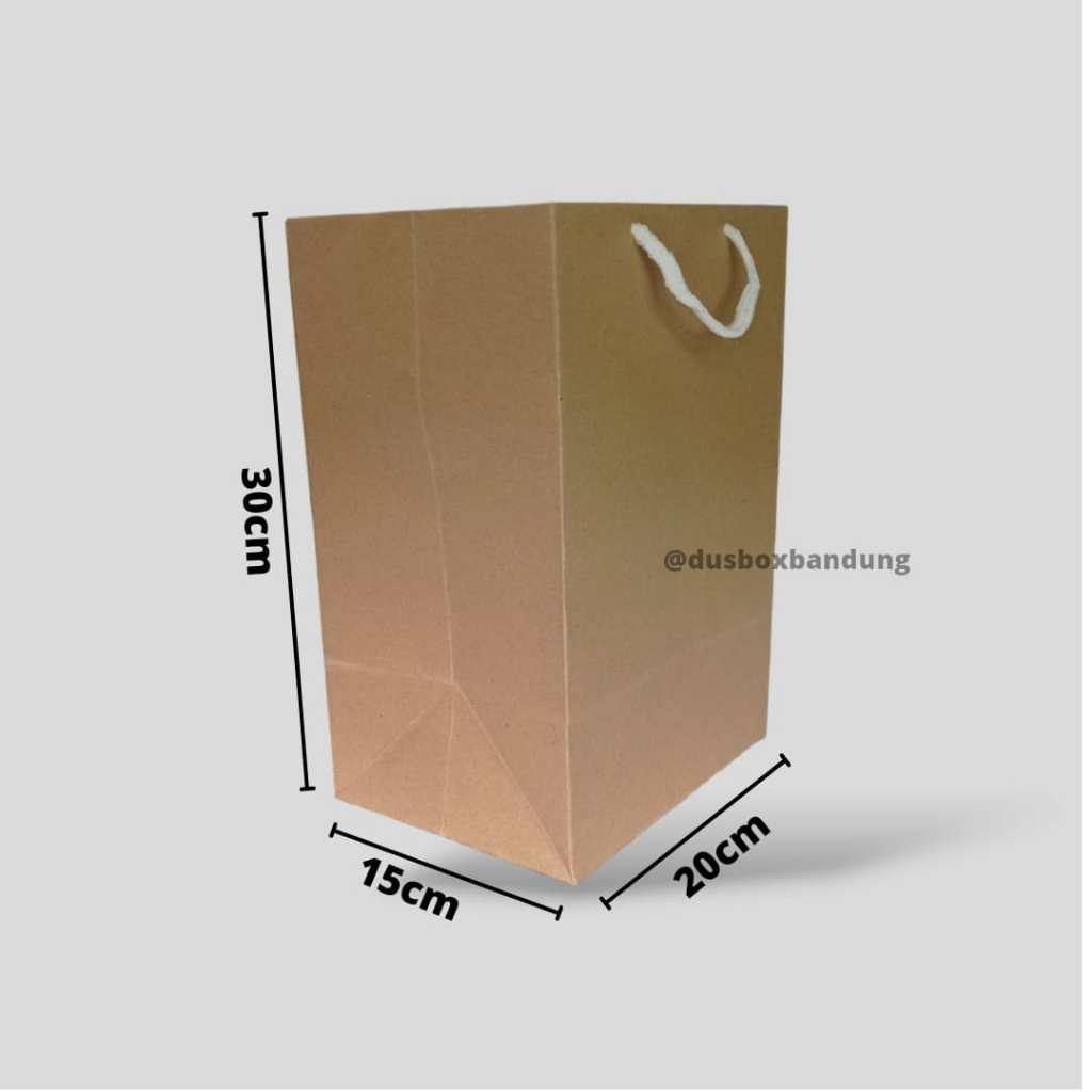 

UK 30x15x20 Paper Bag Kado Souvenir Belanja Shoping Tebal Murah