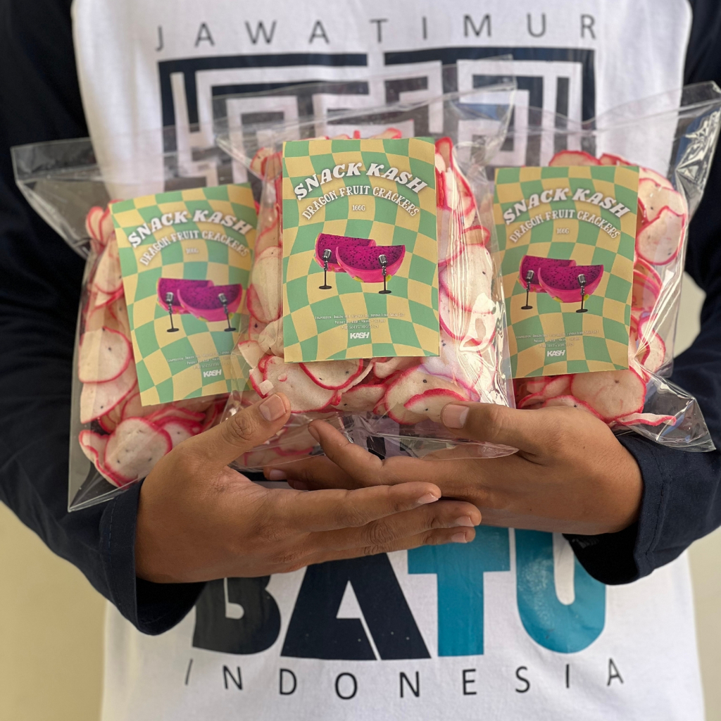 

Krupuk Buah Rasa Buah Naga Oleh Oleh Khas Blitar