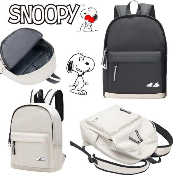 Arkhan_Bag - Tas Ransel Sekolah Anak Wanita Dan Pria Untuk Anak PAUD TK SD SMP Terbaru 2023 Kekinian Motif Carakter SNOOPY Korean Sytle Bahan Canvas