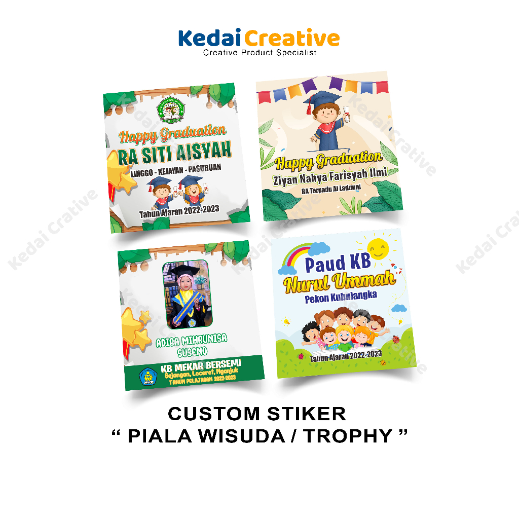 

LABEL STIKER PIALA WISUDA