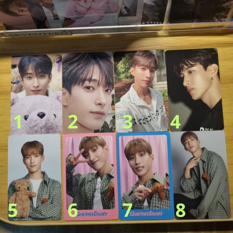Sharing Photocard - DICON SEVENTEEN 101,102(DK)