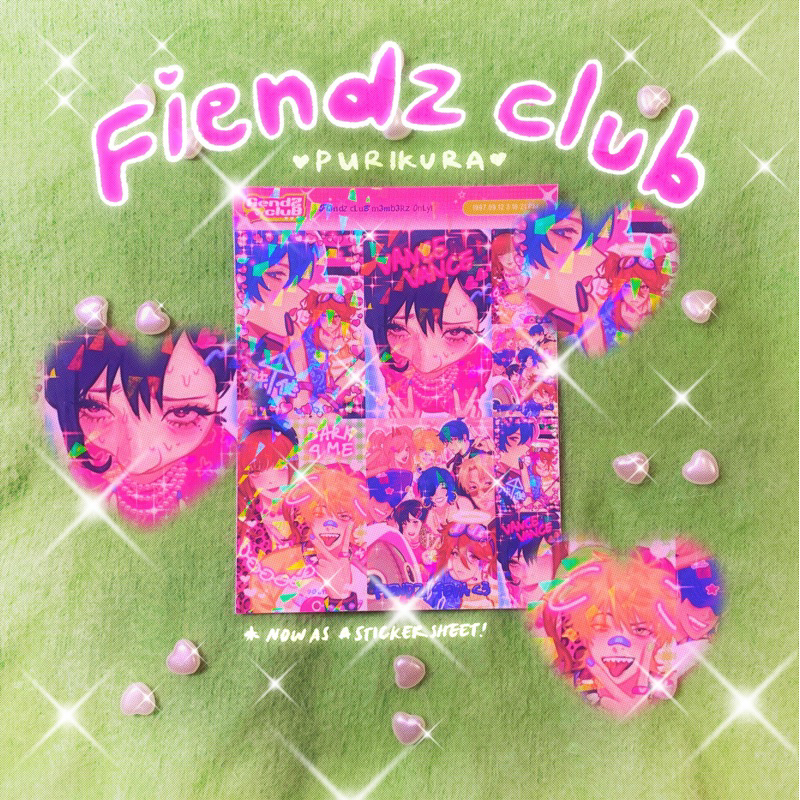 

[chainsaw man] purikura sticker by shrinpu