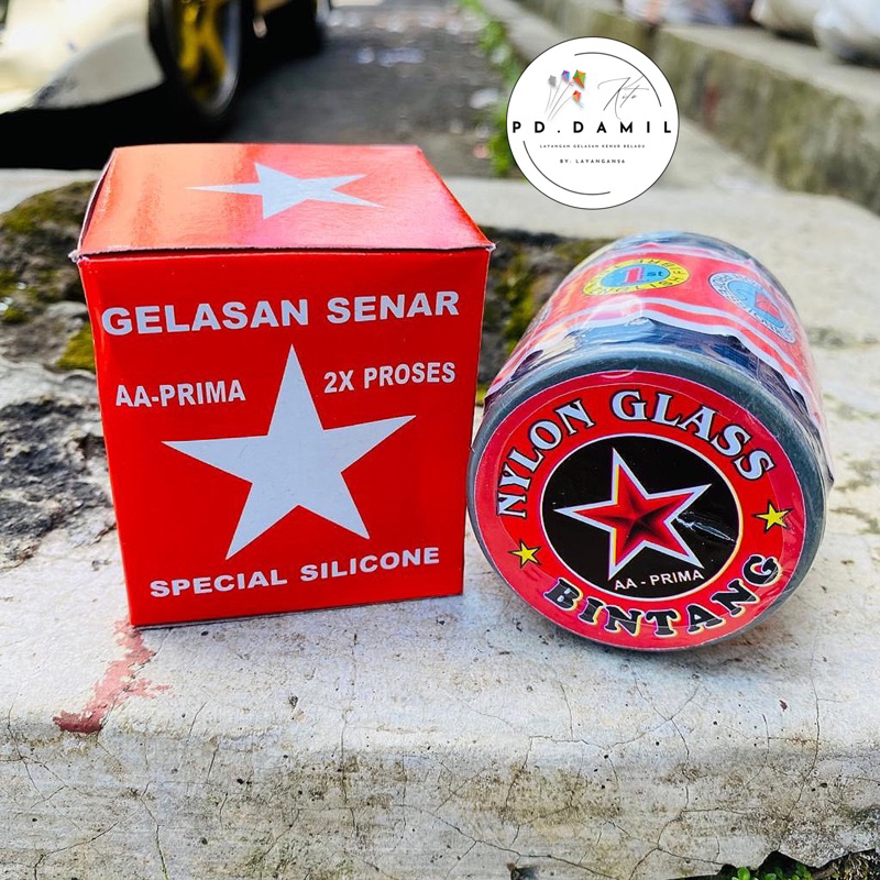 SENAR GELASAN PALEK BINTANG NILON GLAS 2000 YARD AA-PRIME ORIGINAL GROSIR PD.DAMIL KITE