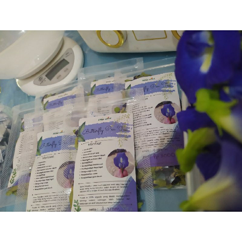 

premium teh bunga telang kering / dried butterfly pea tea