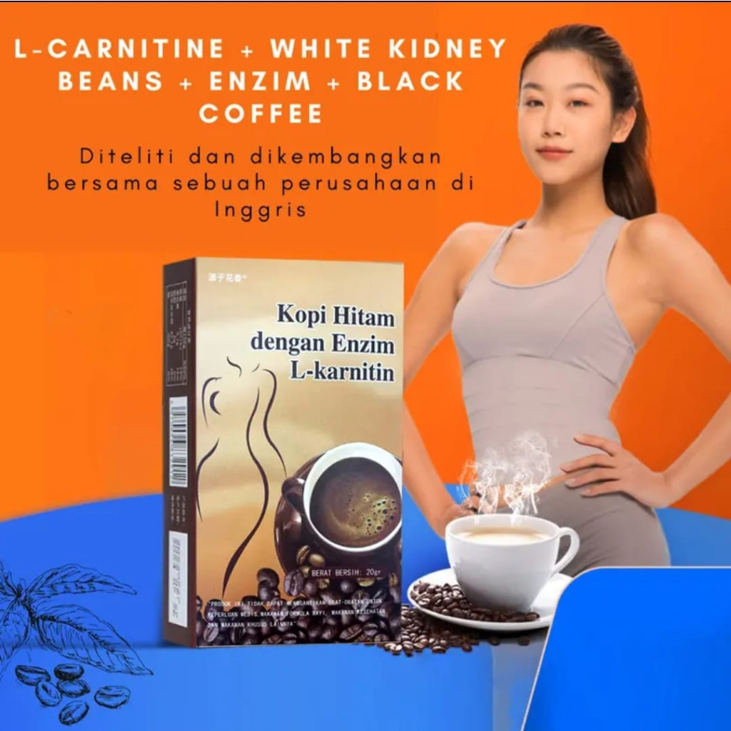 

Kopi L-Karnitin Kopi Instant Kemasan Rendah Lemak Alami Organik